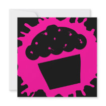 cupcake splatz personalized announcements