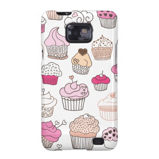 Cupcake sweet candy cake pattern samsung galaxy cover