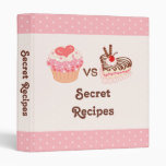 Cupcake VS Cheesecake Binders