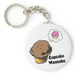 Cupcake Wannabe Muffin Key Chain
