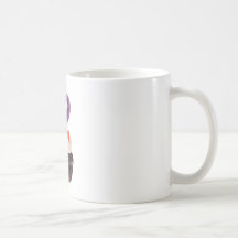 Cupcake with birthday candle for nine year old mug