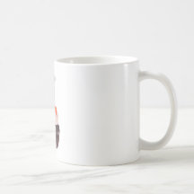 Cupcake with birthday candle for three year old coffee mugs