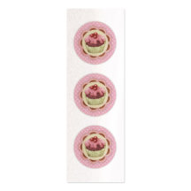 Cupcakes Bookmark Business Card