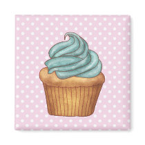 Cupcakes Cakes Pastry Magnet