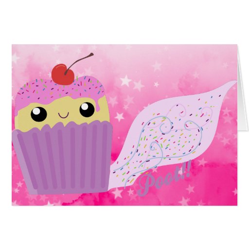 Cupcakes Fart Sprinkles Card
