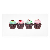 Cupcakes Custom Photo Card