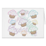 Cupcakes with Pastel Sprinkles Card