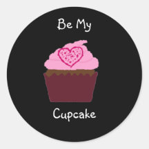 cupcakesolo, Be My, Cupcake Sticker