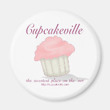 Cupcakeville Refrigerator Magnet
