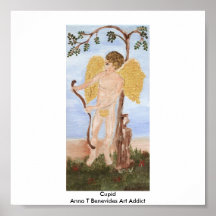 Cupid Anna T Benevides Art Addict Poster