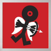 Cupid Icon Poster