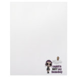 cupid is not my homeboy punk girl personalized letterhead