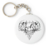 Cupid Monogram A Collection Key Chain