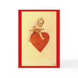 Cupid on a Heart Valentine - Card