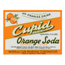 Cupid Orange Soda Post Card