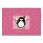 Cupid Penguin Card
