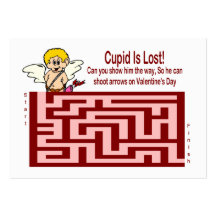 Cupid Valentine Card Business Cards