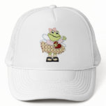 Cupid with Red Heart Waving Mesh Hats