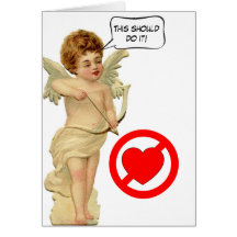 Cupid's Arrow Anti-Valentine Card