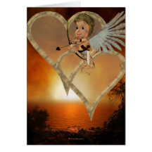 Cupid's Arrow Greeting Card