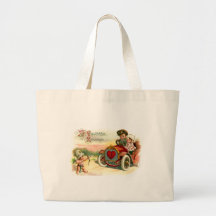 Cupid's Arrow Points at Couple in Car Tote Bag