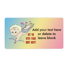 Cupid's Best Shot Shipping Labels