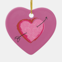 Cupid's Heart Ornament