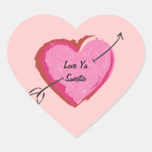Cupid's Heart Sticker