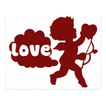Cupids Love Fart Postcard