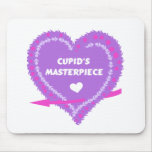 Cupid's Masterpiece Heart Mouse Mat