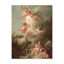 Cupid's Target, from 'Les Amours des Dieux' Post Card