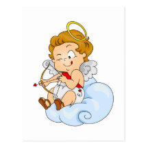 Cupids Target Postcard