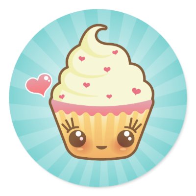 CuppyCakes Heart Stickers by creativetaylor