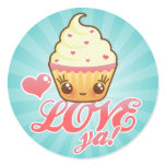 CuppyCakes Love Ya! Stickers
