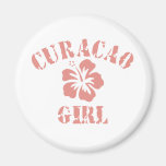 Curacao Pink Girl Magnets