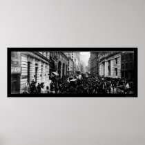 Curb Broad Street NY Photo 1902 Print