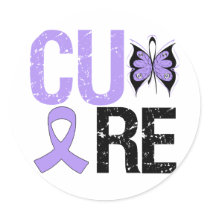 Cure All Cancers Round Stickers