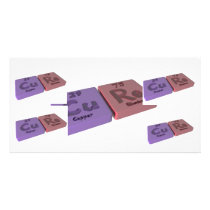 .Cure as Cu Copper and Re Rhenium Photo Cards