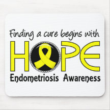 Cure Begins With Hope 5 Endometriosis Mouse Pads