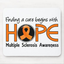 Cure Begins With Hope 5 Multiple Sclerosis Mousepad