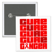 CURE Blood Cancer Collage Pinback Button