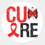 Cure Blood Cancer Round Stickers