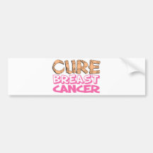 Cure Breast Cancer Bumper Sticker