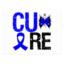 Cure Colon Cancer Postcard