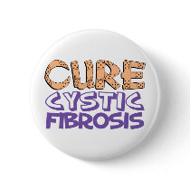 Cure Cystic Fibrosis Pinback Buttons