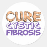 Cure Cystic Fibrosis Round Stickers