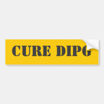 CURE DIPG BUMPER STICKER