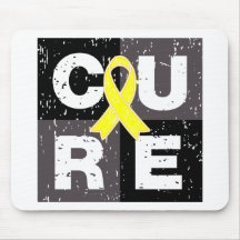 CURE Endometriosis Distressed Cube Mouse Pad