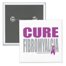 Cure Fibromyalgia Pinback Button
