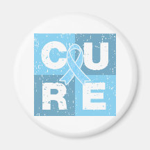CURE Graves Disease Cube Fridge Magnets